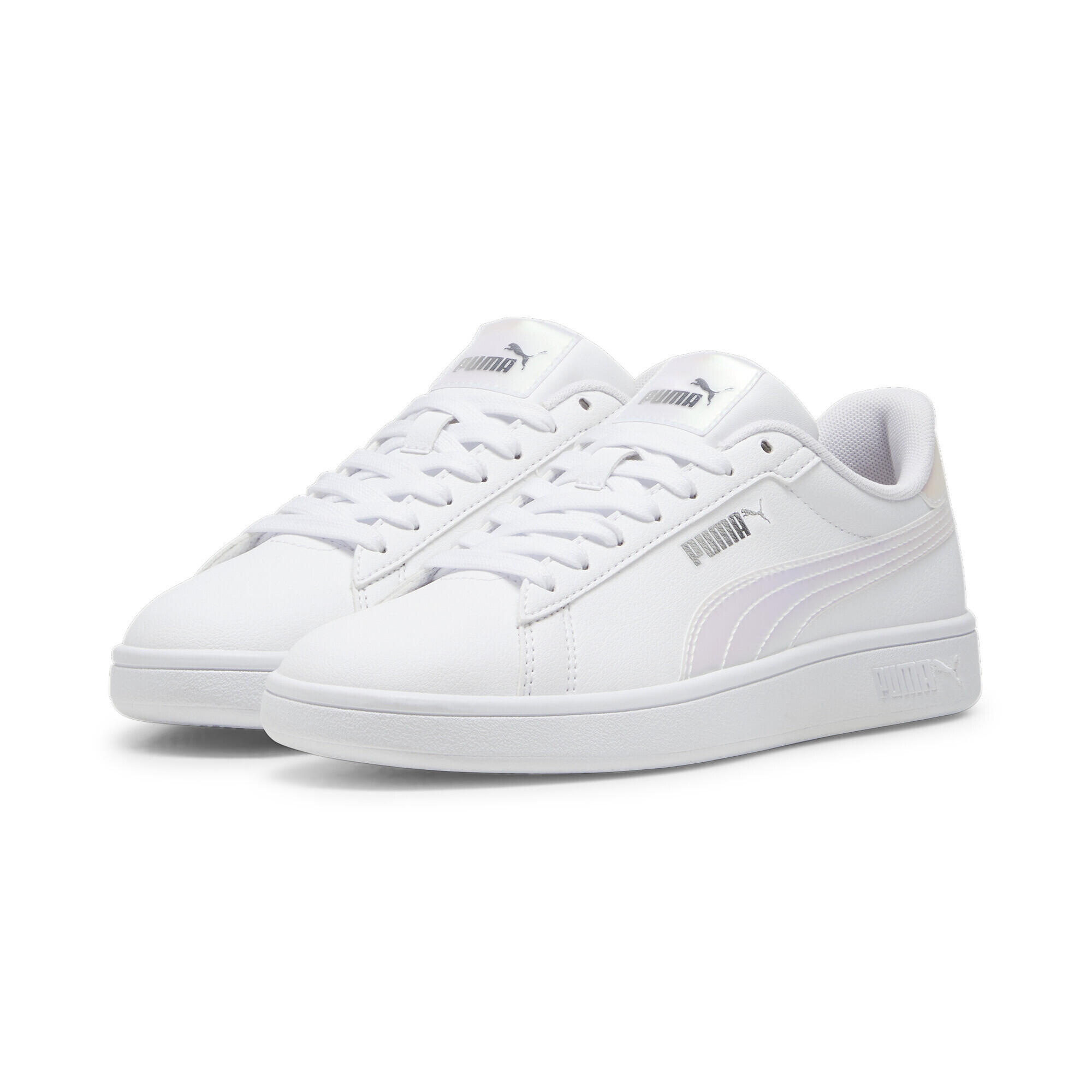 Zapatillas Carina 3.0 Holo 2.0 Niños PUMA White Mauve Mist Silver Pink Metallic 2/7