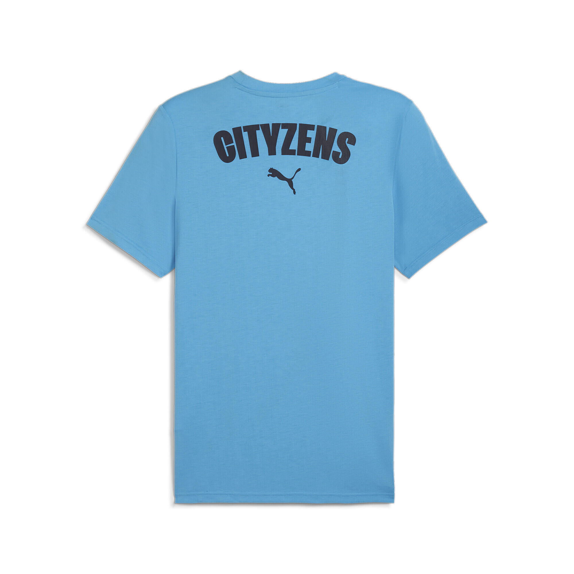 T-shirt do Manchester City Casuals para homem PUMA Magic Blue New Navy 6/7