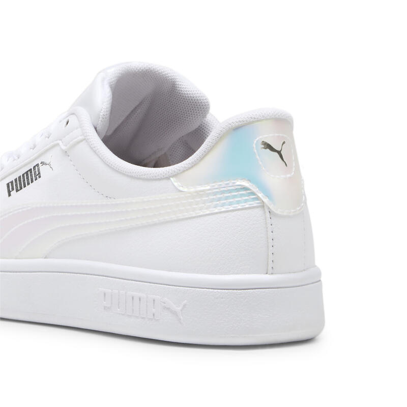 Adidași Smash 3.0 Holo 2.0 Tineret PUMA White Mauve Mist Silver Pink Metallic