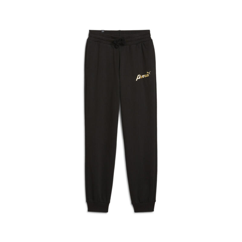 ESS+ Script Hose Mädchen PUMA Black Gold Foil