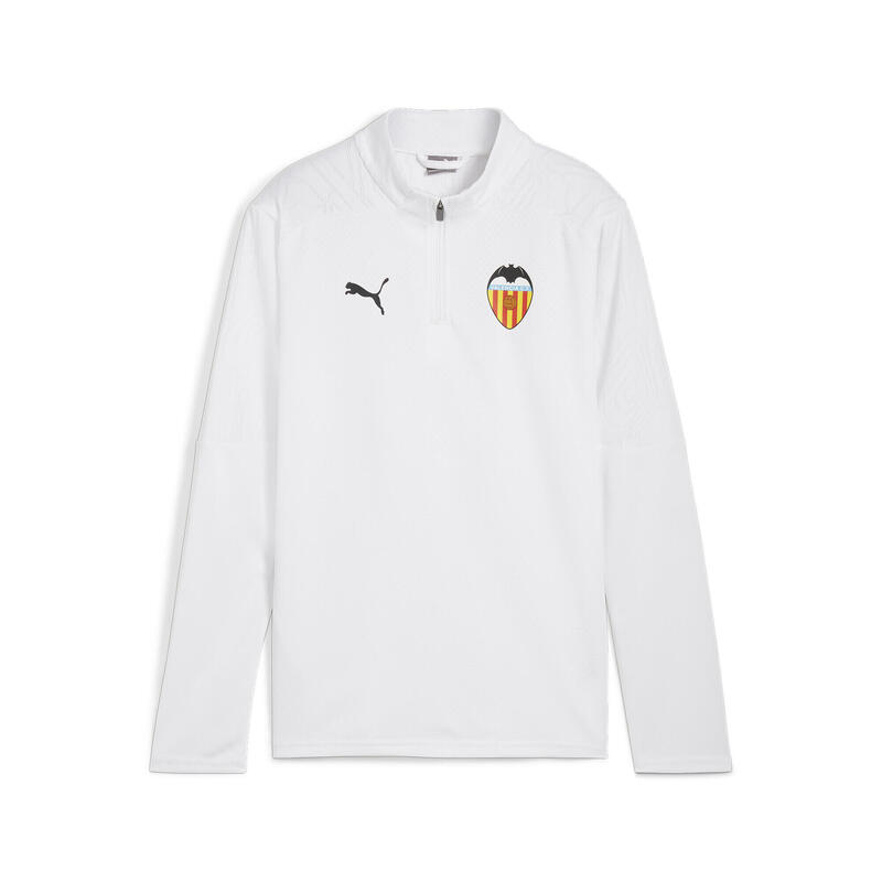 Camiseta de training Valencia CF con cremallera de un cuarto Niño PUMA White