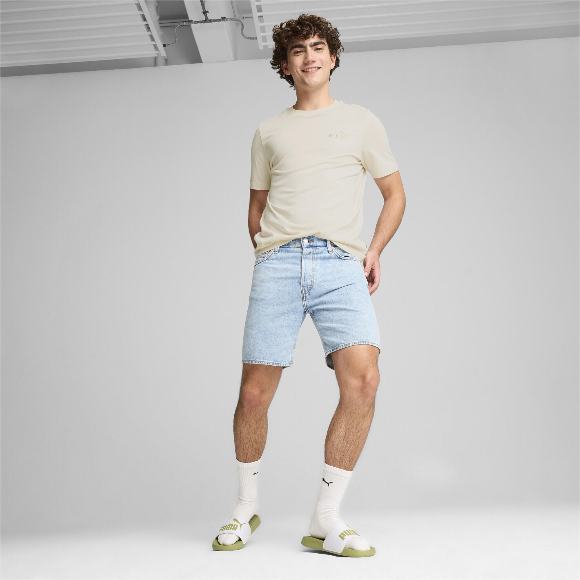 Popcat 20 Sandalen Erwachsene PUMA White Calming Green 3/7