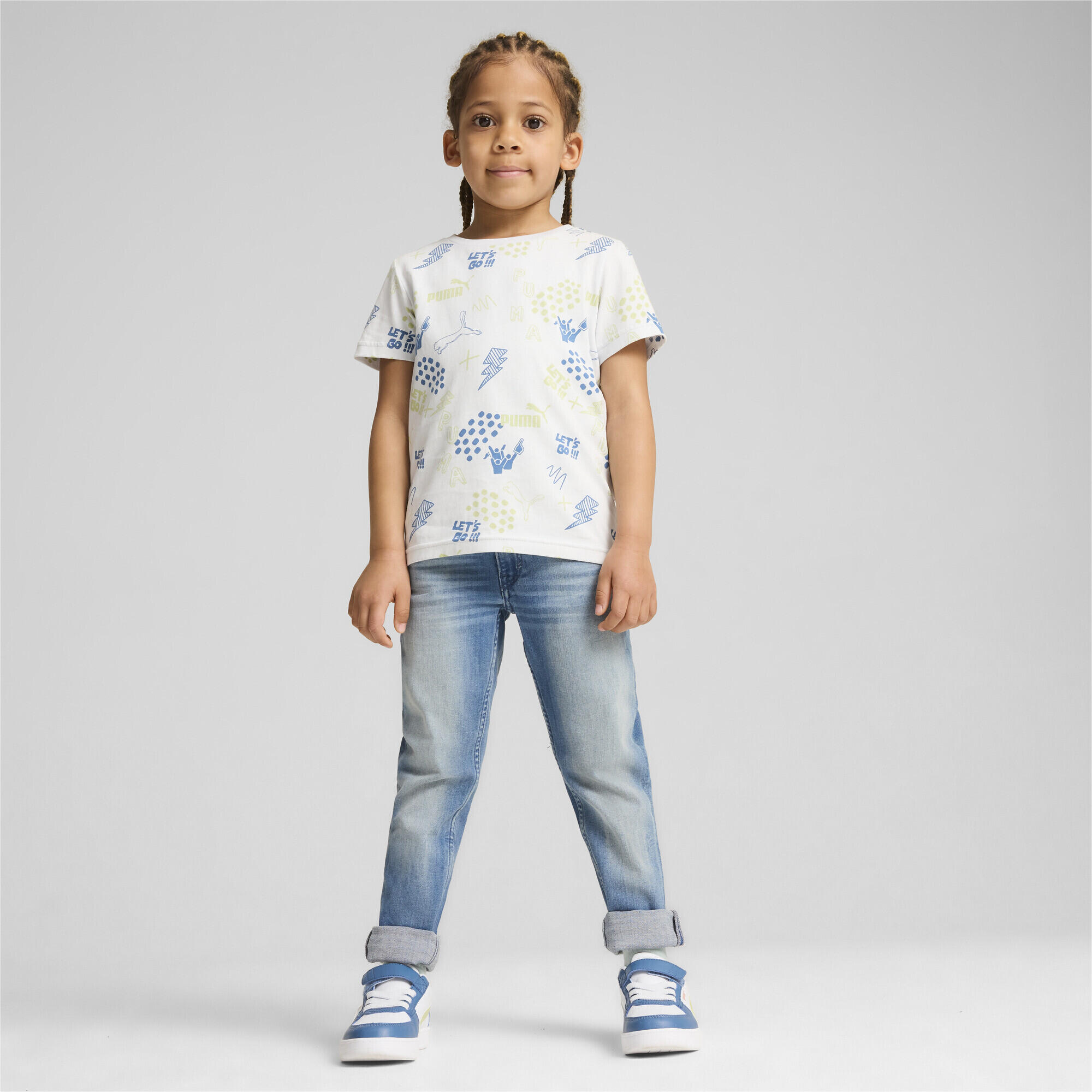 T-shirt ESS+ PUMA Enfant et Adolescent PUMA Silver Mist Gray 2/7
