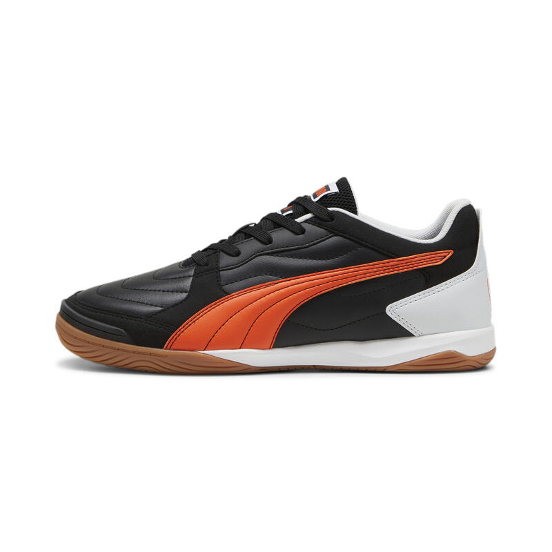 Scarpe da calcetto PRESSING IV PUMA Black Flame Flicker Silver Mist Orange Gray