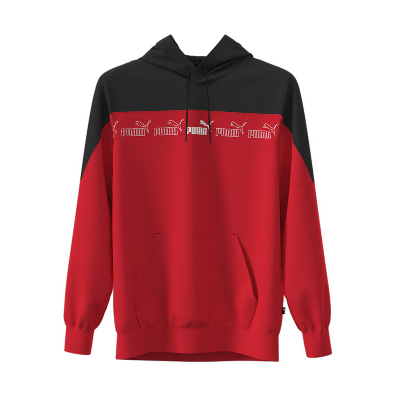 Around the Block Hoodie Herren PUMA For All Time Red Black