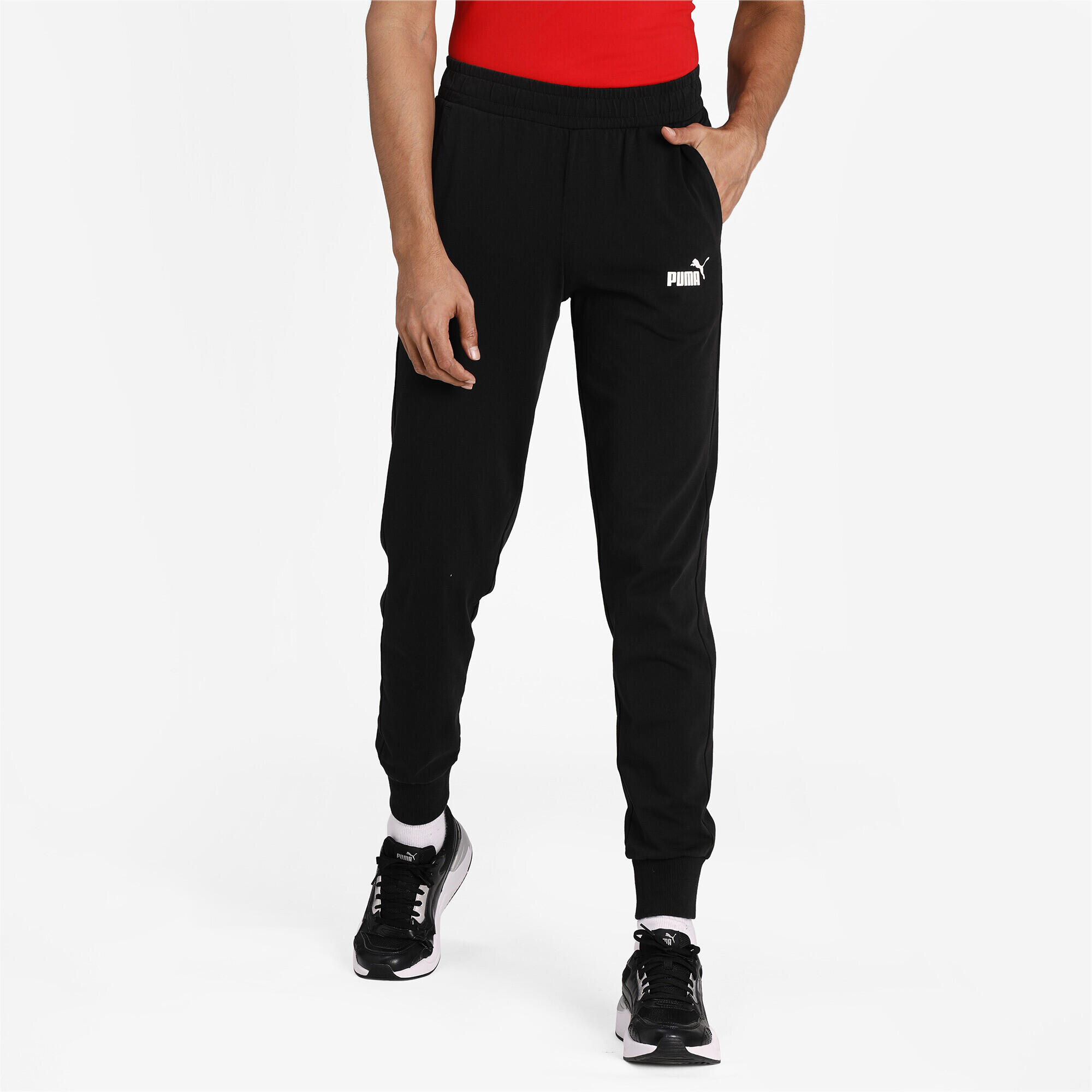 Pantaloni da tuta in jersey Essentials da uomo PUMA Black 3/6