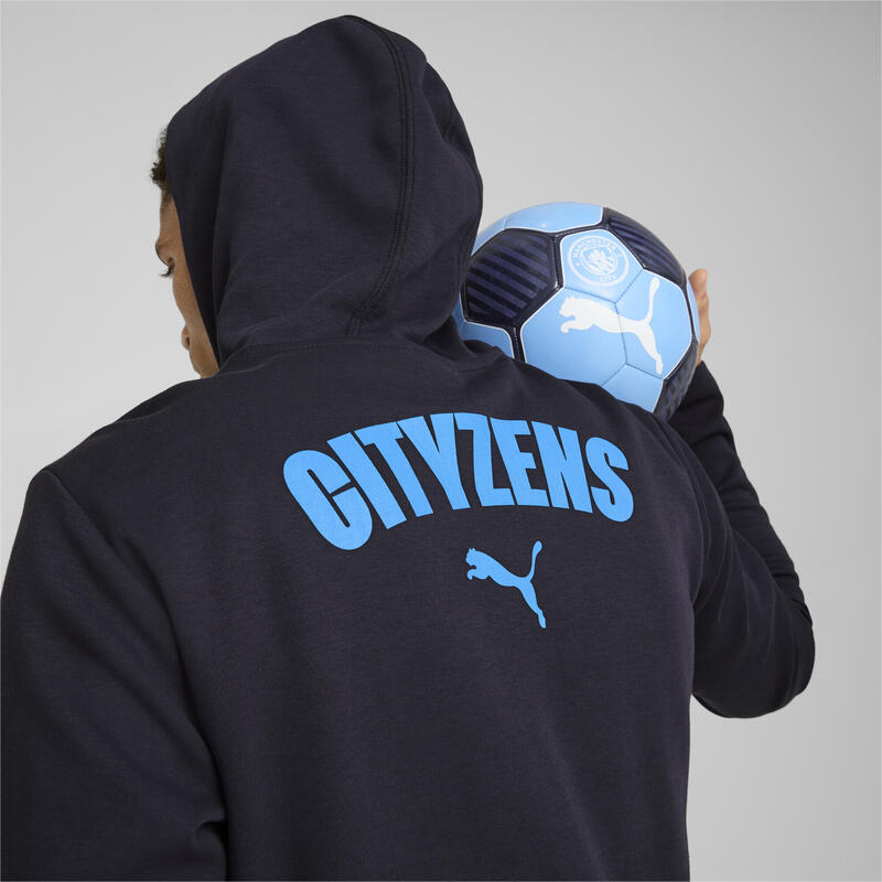 Manchester City Casuals Kapuzenjacke Herren PUMA New Navy Magic Blue