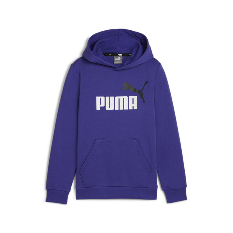 Sudadera con capucha Essentials+ Big Logo bicolor Niño PUMA Lapis Lazuli Blue