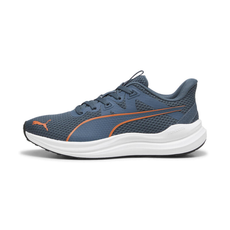 Reflect Lite Laufschuhe Jugendliche PUMA Gray Skies Flame Flicker White Orange