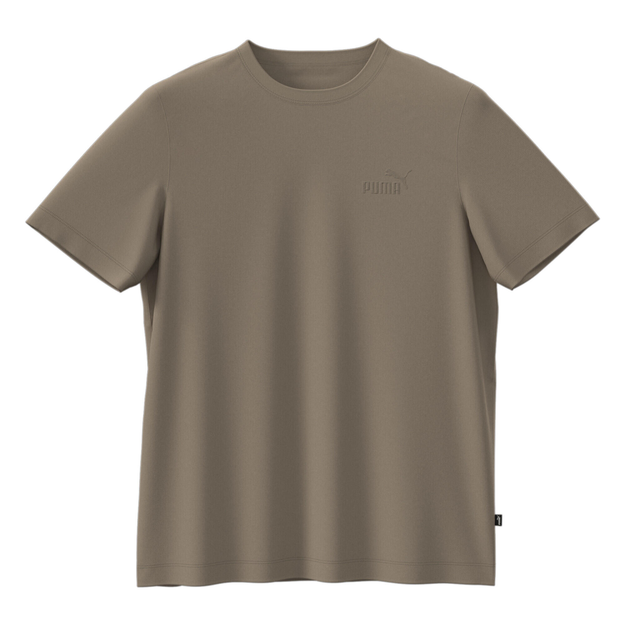 T-shirt gaufré ESS ELEVATED Homme PUMA Oak Branch Beige 1/2