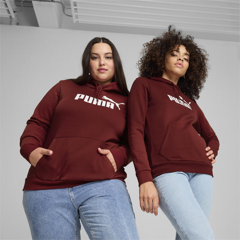 Hoodie polaire à logo Essentials Femme PUMA Intense Red