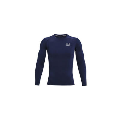 Blouse under armour heatgear compression longsleeve, grijs, mannen
