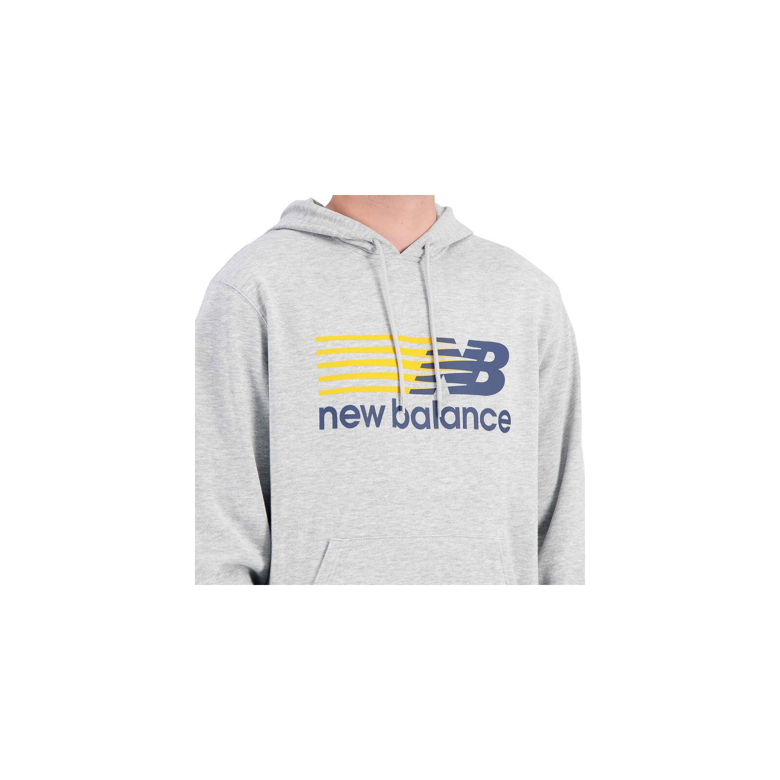 Sudadera Gris New Balance Clásica para Hombre 3/3