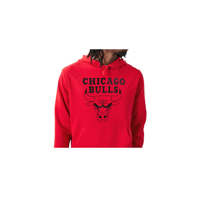 Sudaderas para Hombre New era Foil print chicago bulls Rojo