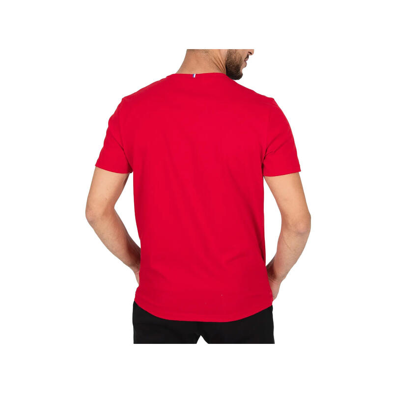 Maglia a Maniche Corte Uomo Le coq sportif Essentiels N°3 Rosso