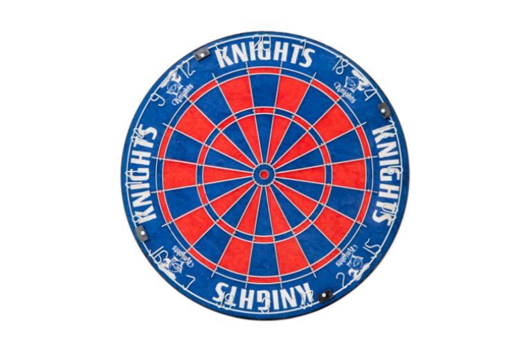 Newcastle Knights NRL Bristle Dart Board