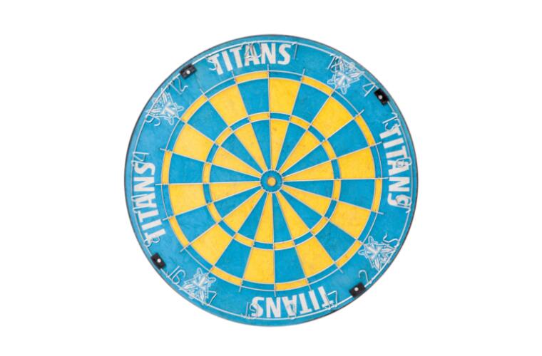 Gold Coast Titans NRL Bristle Dart Board