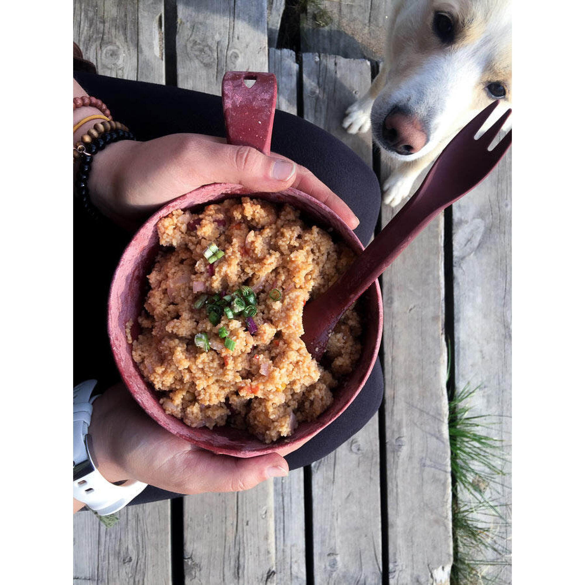 outdoorowy Kupilka Spork 205 Cranberry (czerwony)