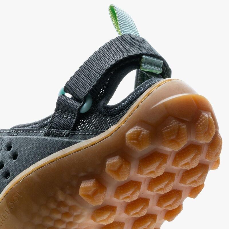 Vivobarefoot Sandalia Tracker - Hombre - Carbón/Goma