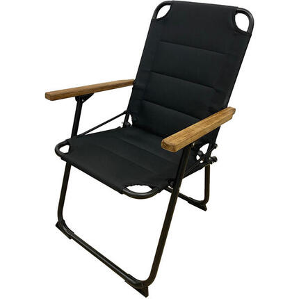 Silla de camping Ocana PHF jardín plegable aluminio madera