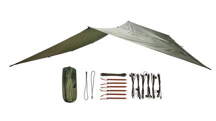 Bushmen Easy Tarp 3x3 - Grün