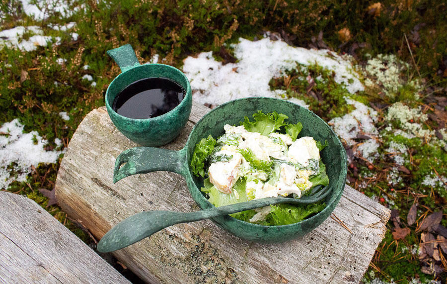 outdoorowy Kupilka Spork 205 Conifer (zielony) 3/3