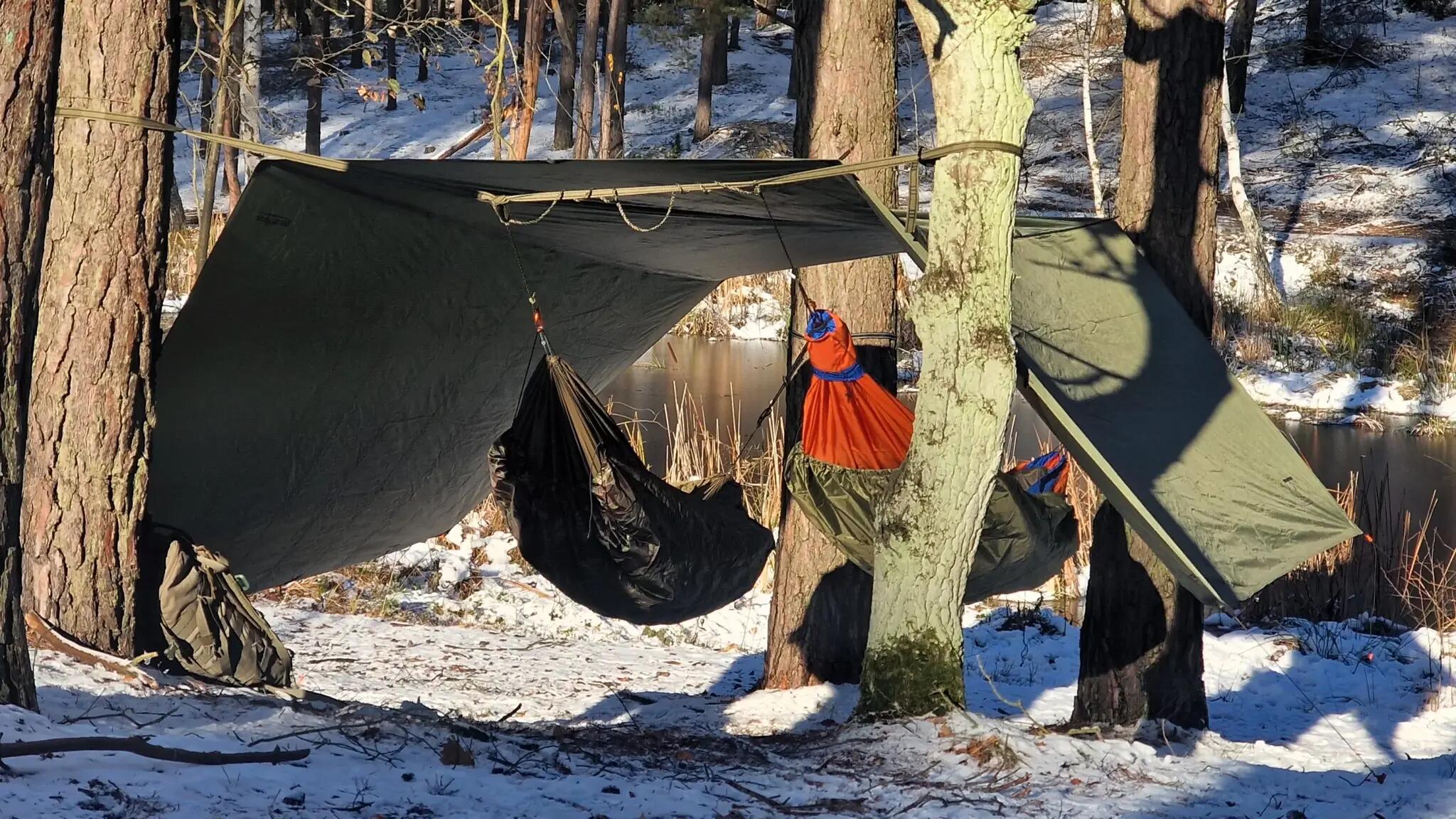 Bushmen Easy Tarp 4x4 - Grün 2/6