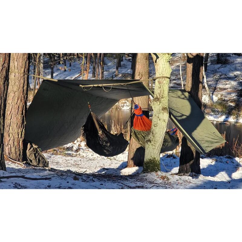 Bushmen Easy Tarp 4x4 - Green