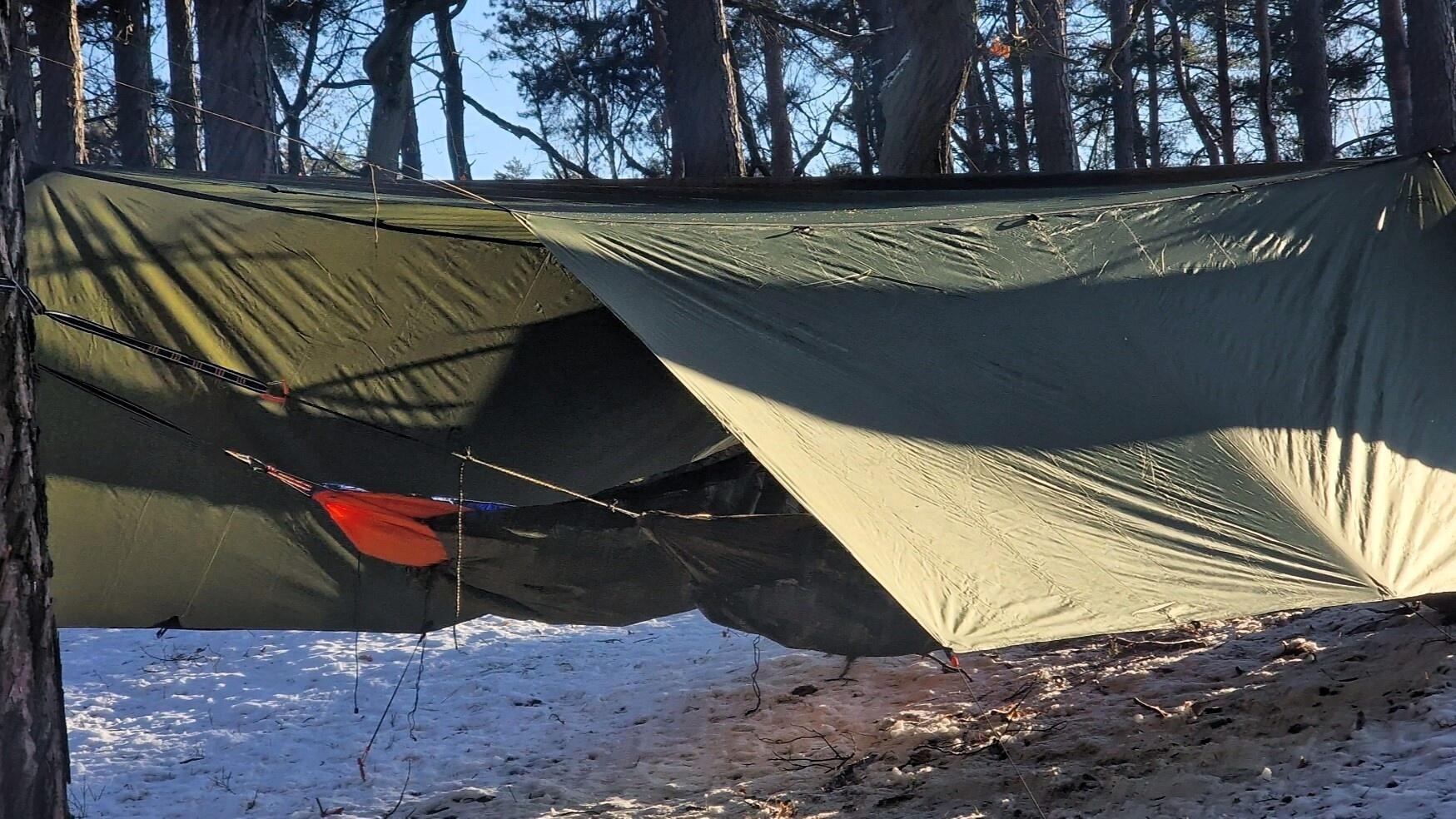Bushmen Easy Tarp 4x4 - Grün 3/6