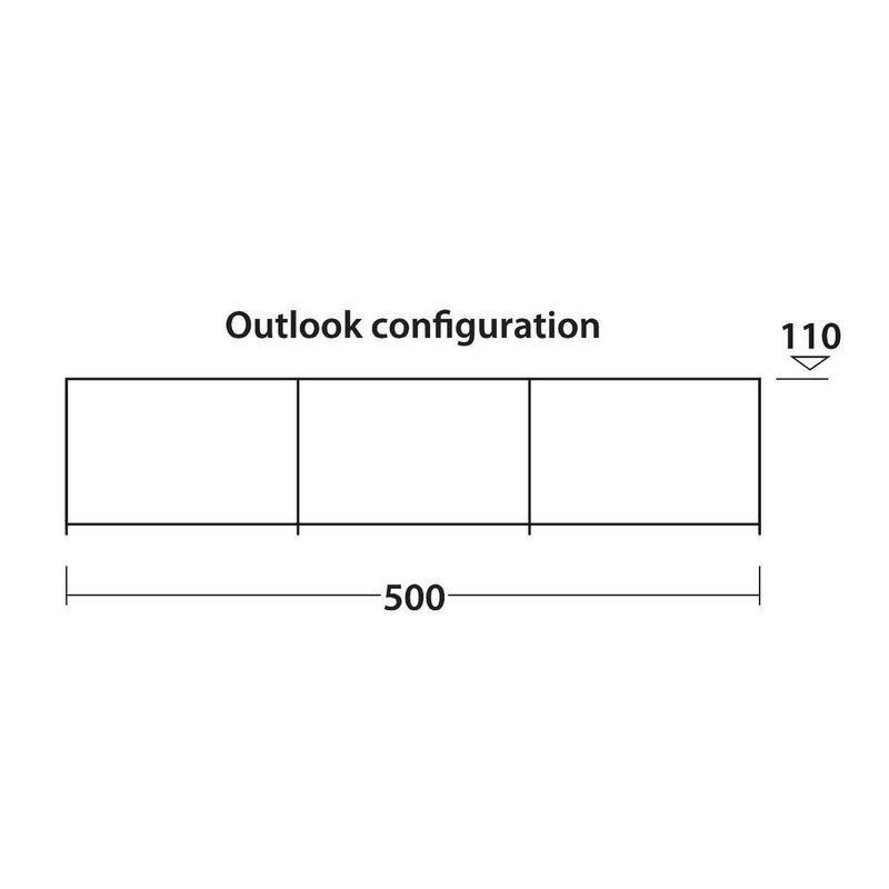 Robens Outback Windscreen 3 poles