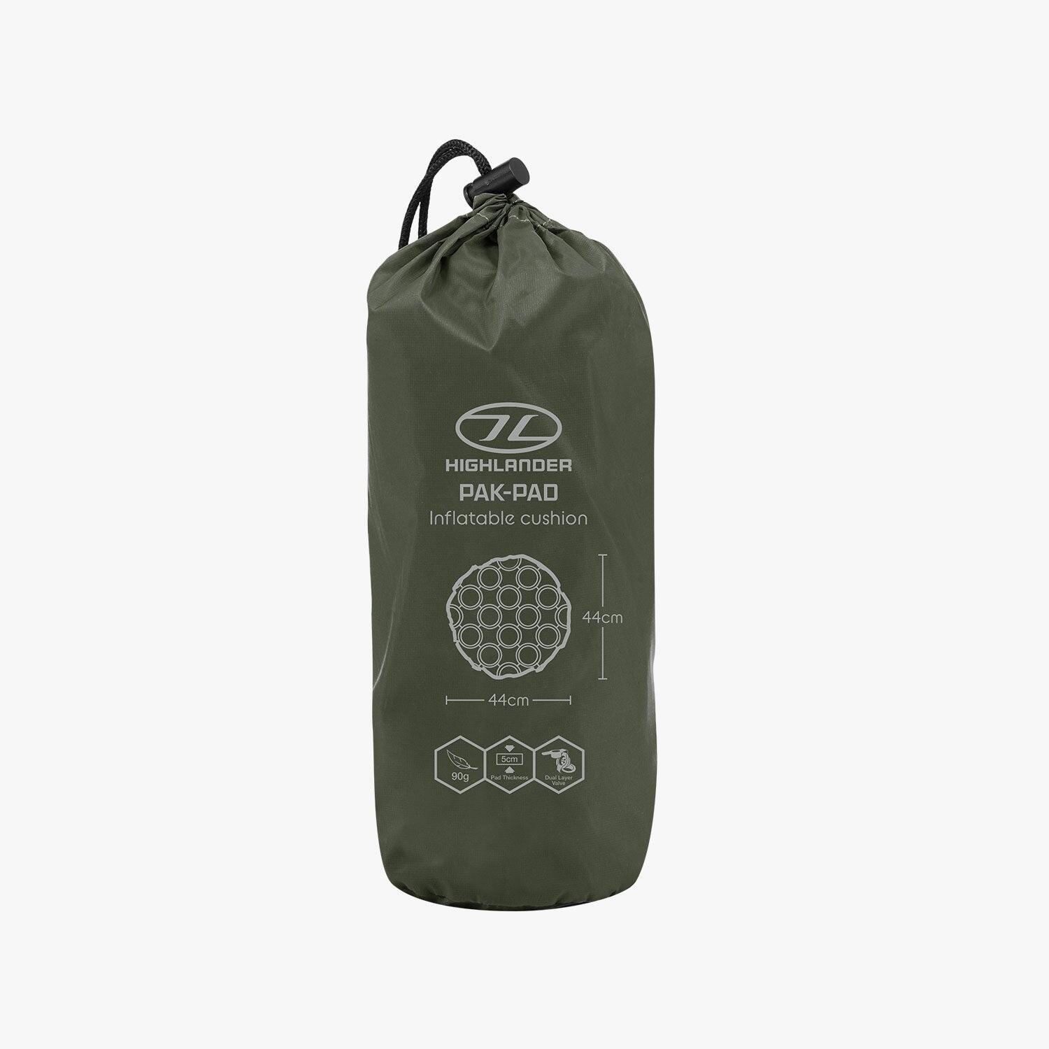 Highlander Pak-Pad Air Seat Olive 5/5