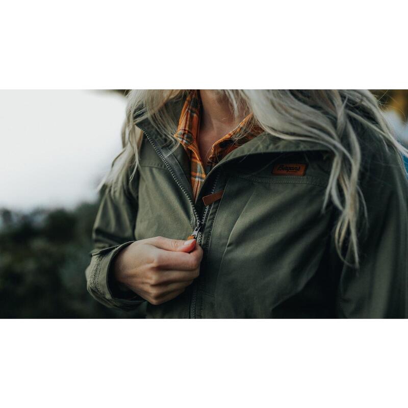 Bergans of Norway Nordmarka Leaf Light Wind Jacket Women - Green Mud