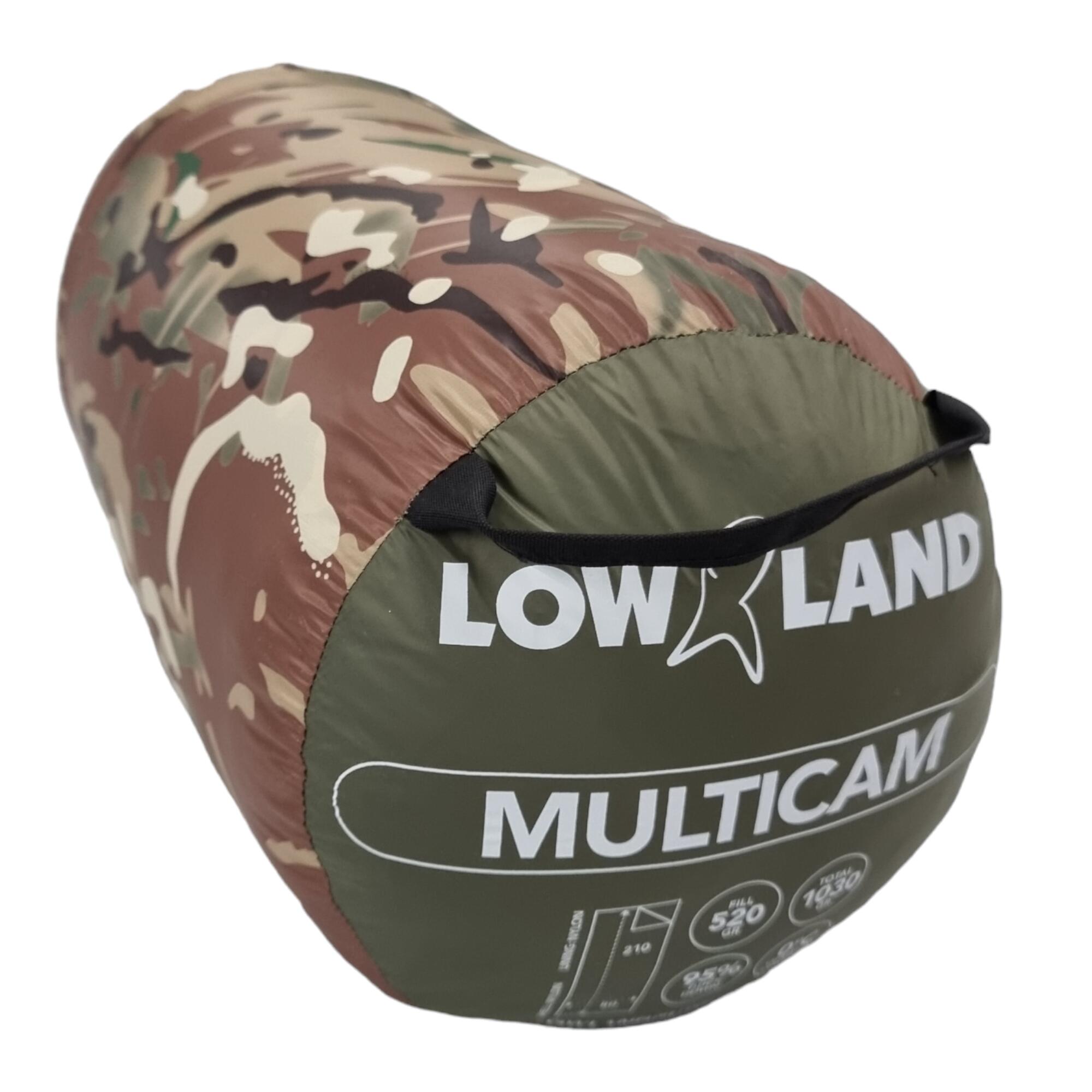 Lowland Outdoor Multicam - 1030G - Sac de couchage en duvet 210x80CM 7/7
