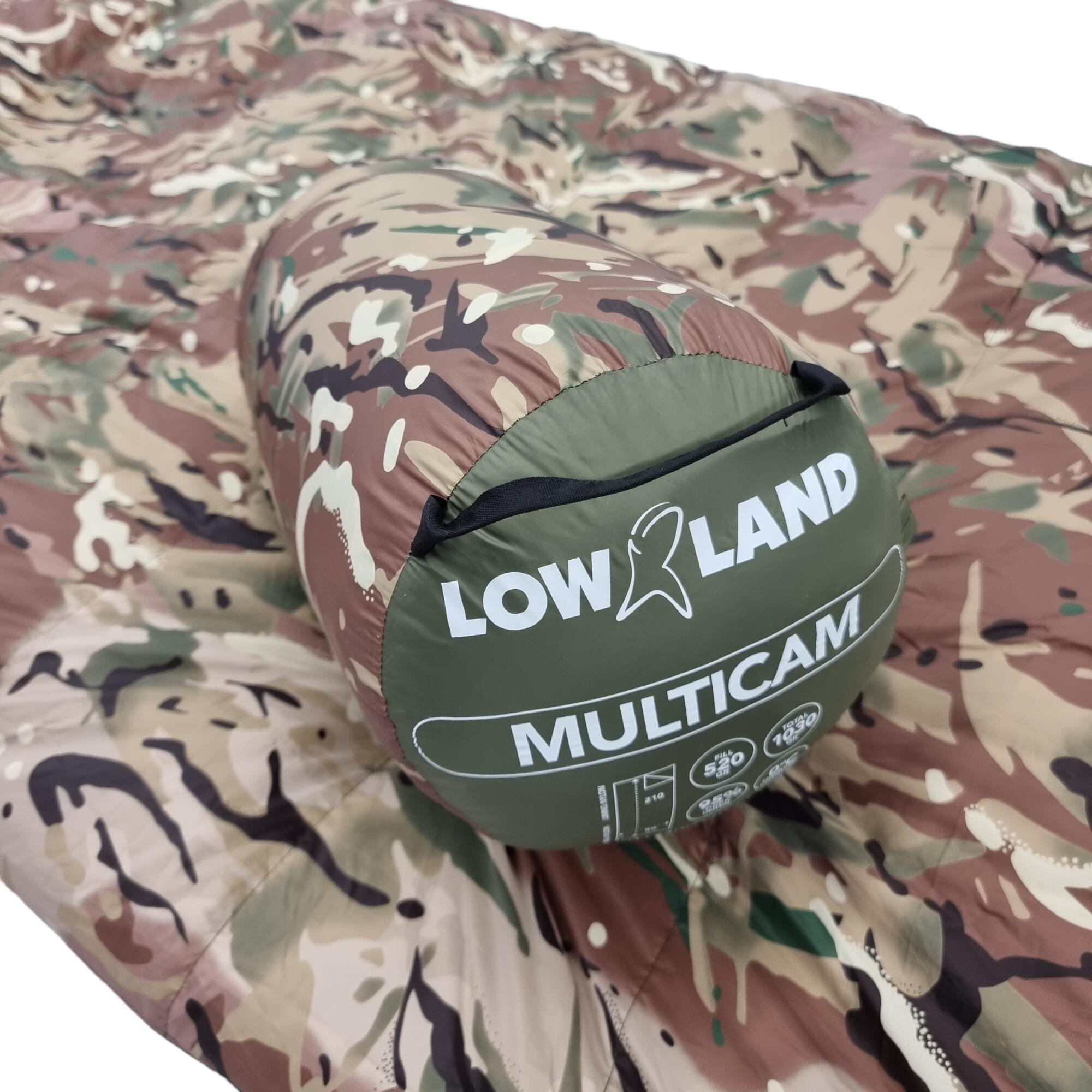 Lowland Outdoor Multicam - 1030G - Sac de couchage en duvet 210x80CM 2/7
