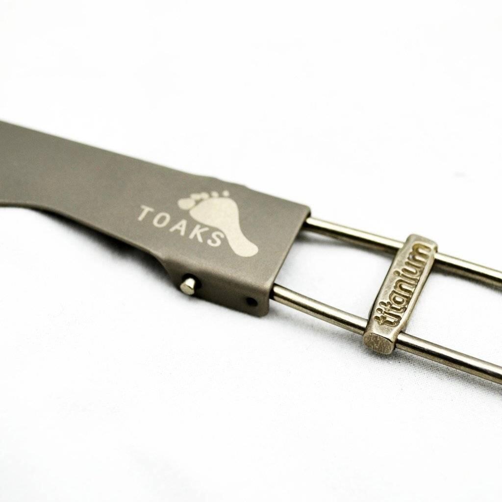 Toaks Titanium Mes - Opvouwbaar 3/4
