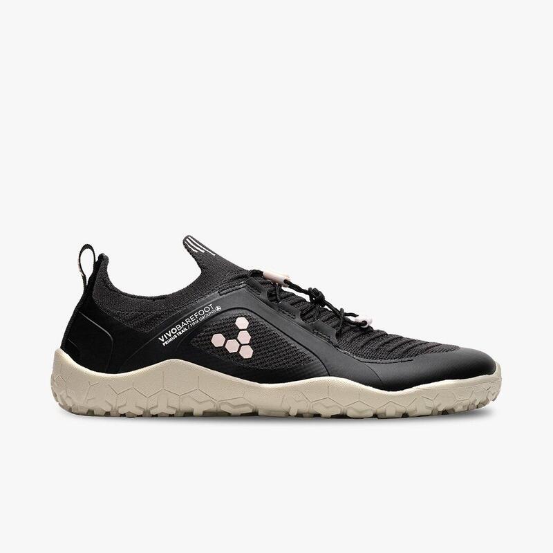 Vivobarefoot Primus Trail Knit FG - Femmes - Obsidian/Misty Rose/Limestone