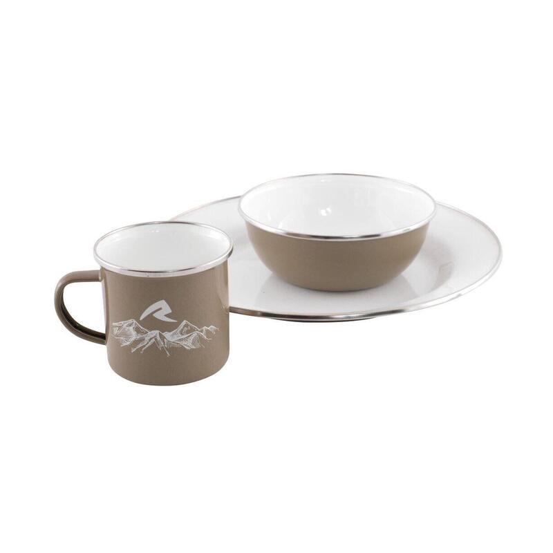 Robens Conjunto de loiça de esmalte Tongass