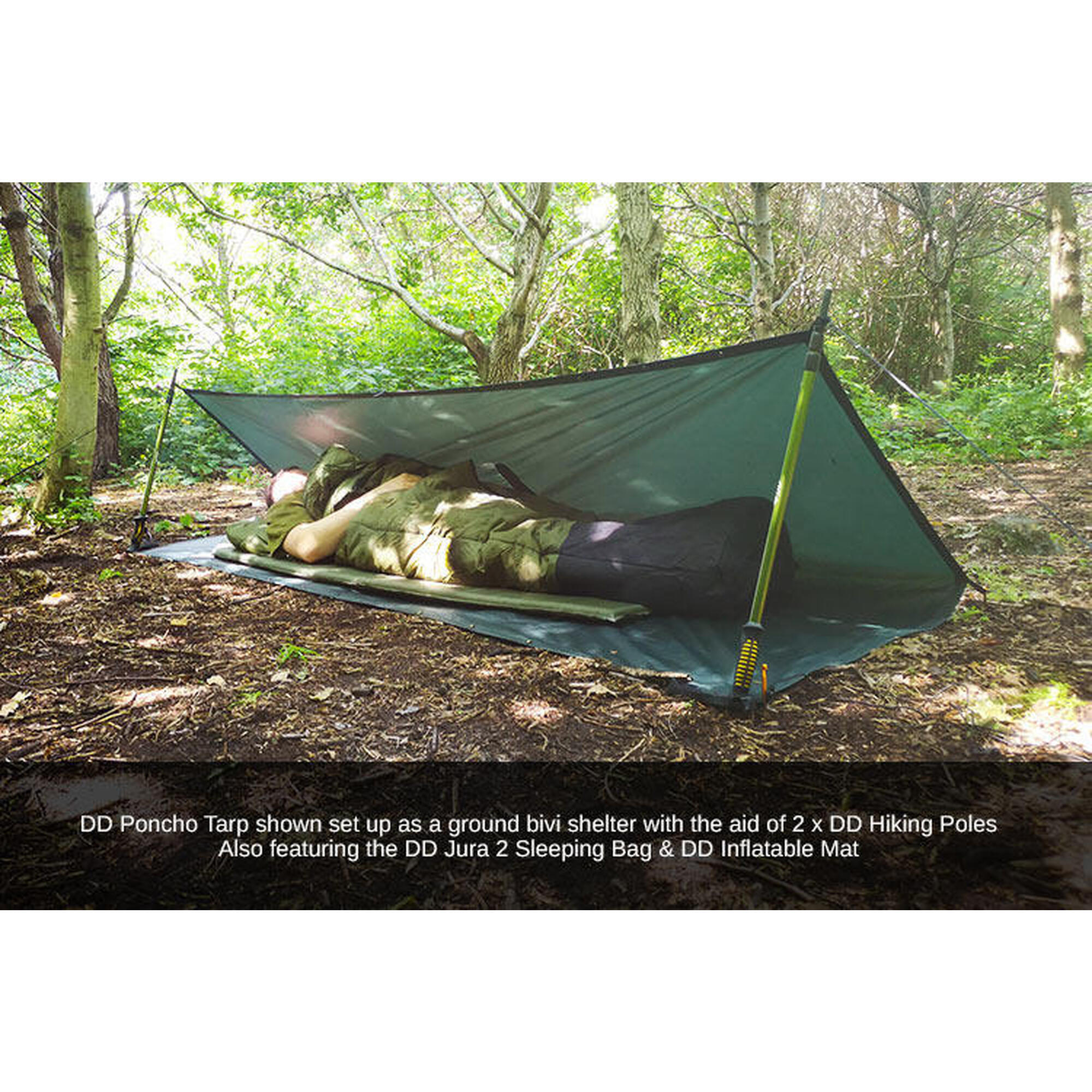 DD Hammocks Poncho - Tarp - Olive Green