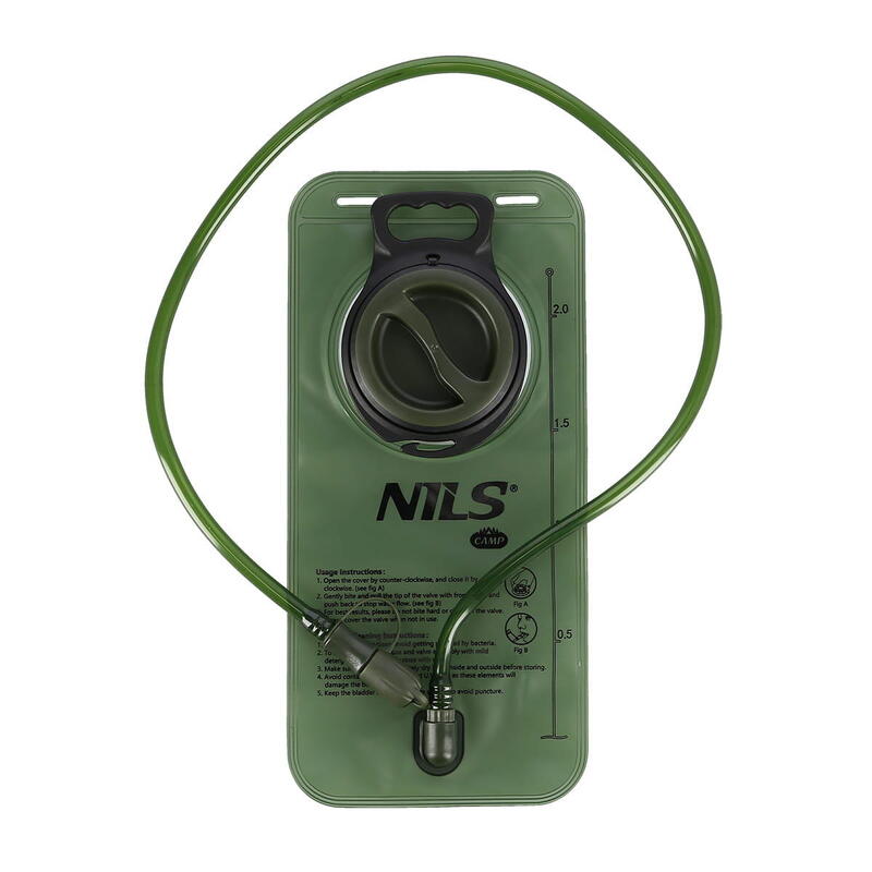 Bidon apa drumetie, Nils, 2l, Verde