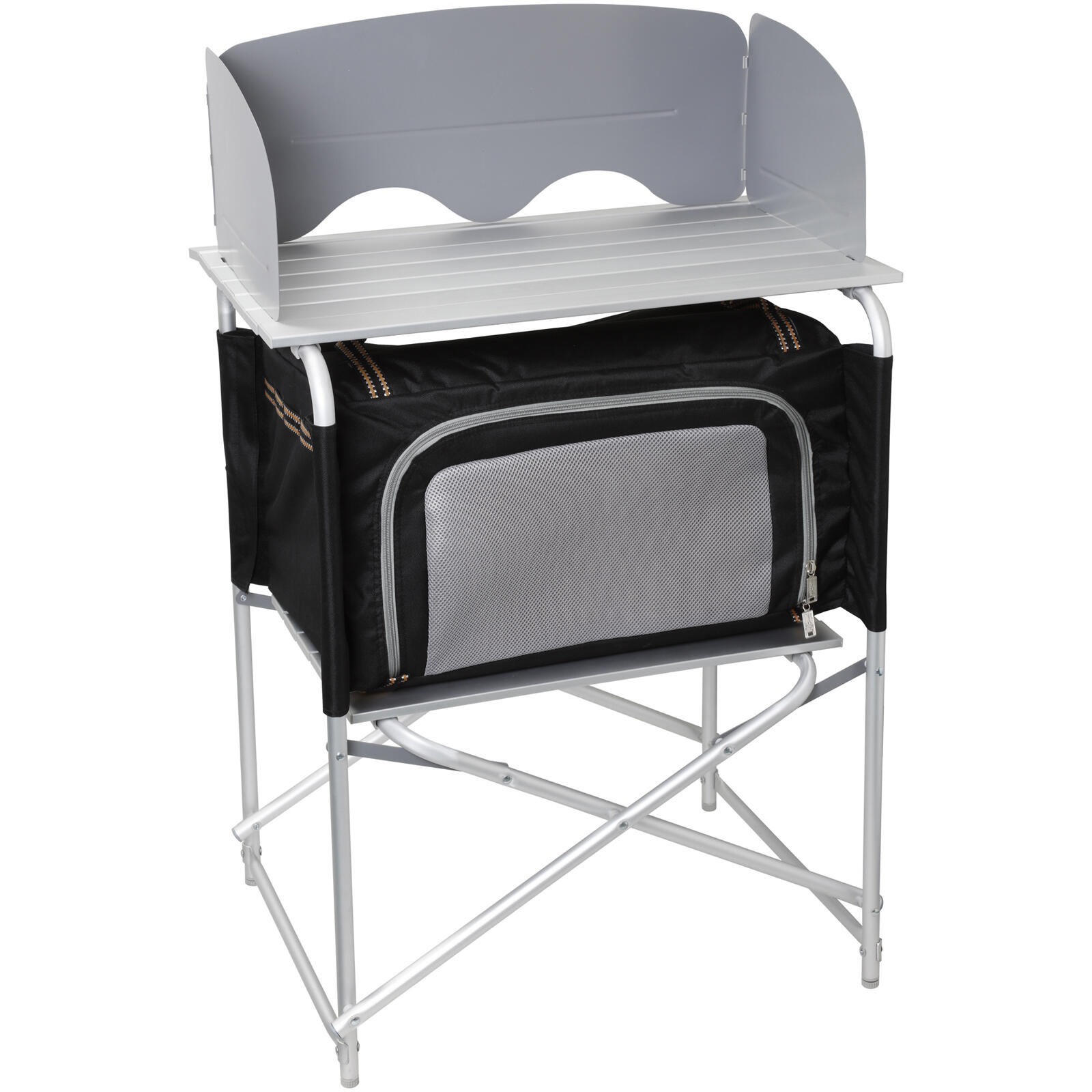 Camping reizen keuken snack basis tafel doos vouwen kabinet windscherm 3/5