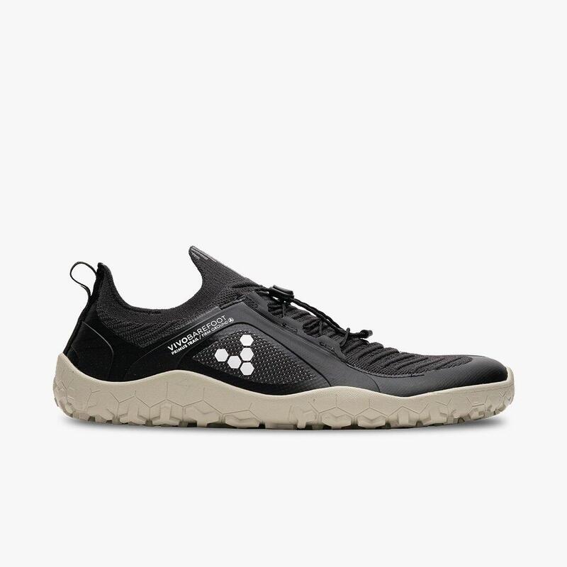 Vivobarefoot Primus Trail Knit FG - Mens - Obsidian/Limestone