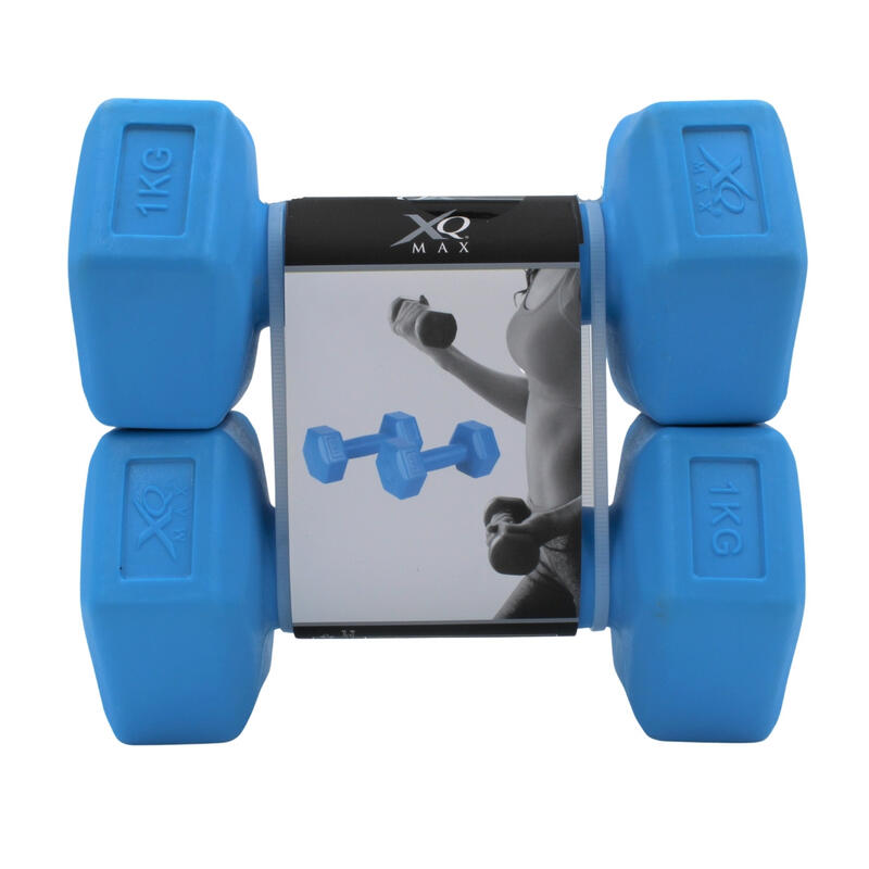 Ensemble d'haltère réglable 20 kg Noir, bleu et gris 439607