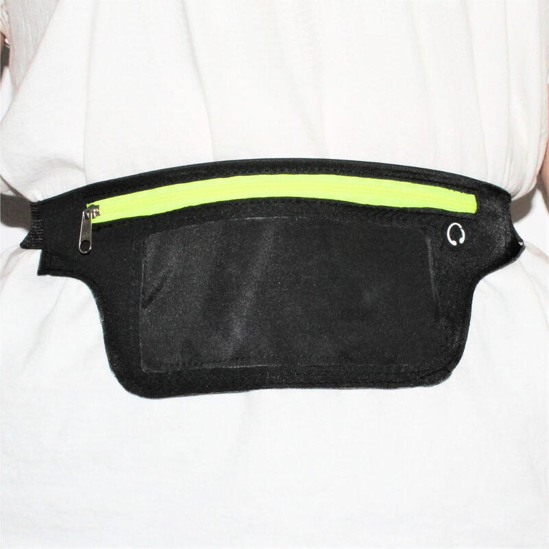 Borsetă sport, din spandex, QX Max, 16x9cm, culoarea negru