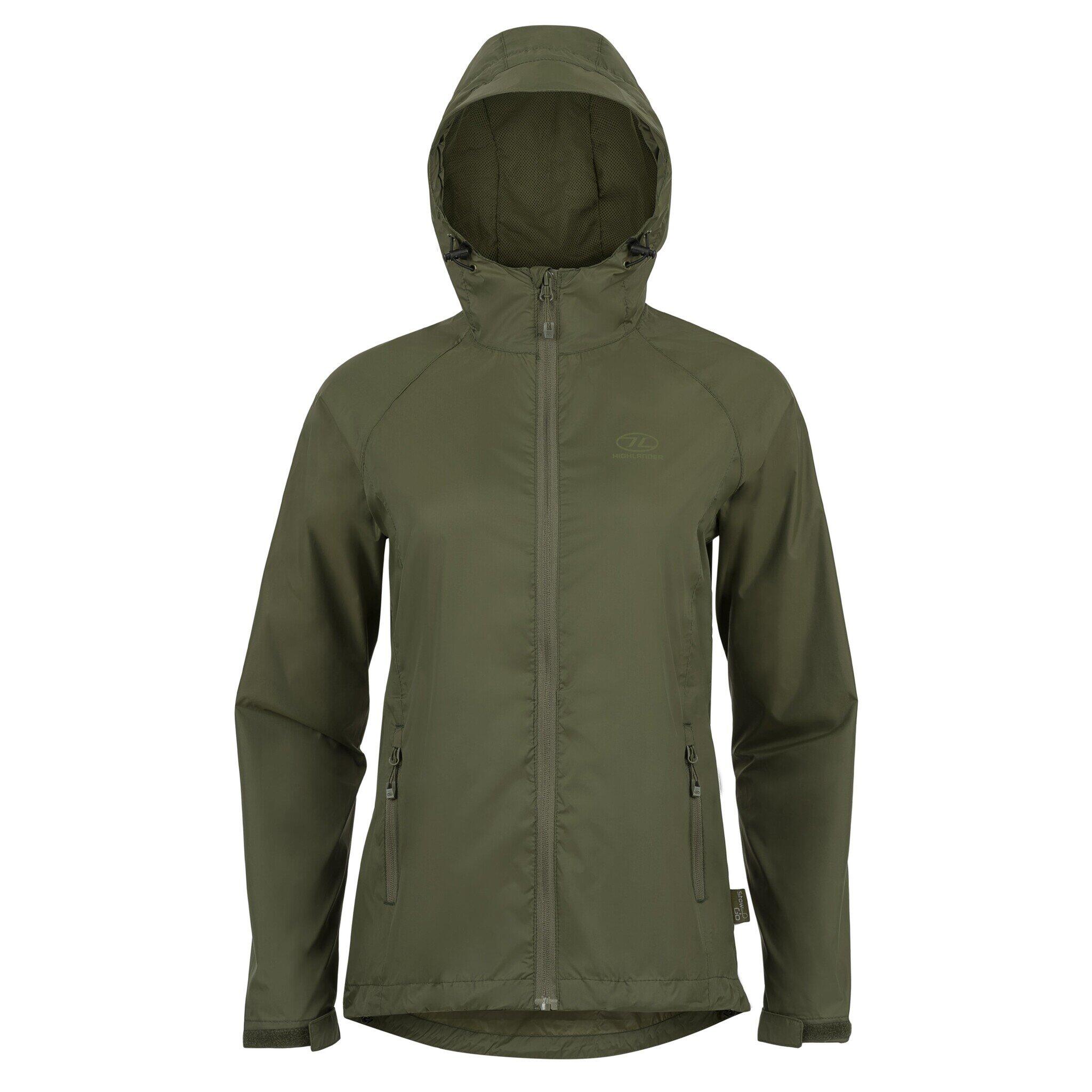Highlander - Highlander Veste Stow & Go Packaway - Femme - Vert Olive - Poncho - Vert - 40 M - Decathlon