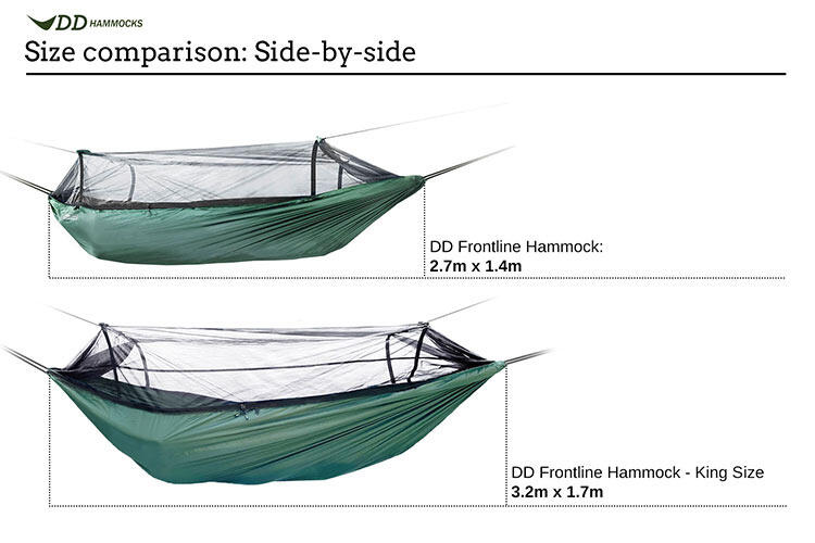 DD Hammocks Frontline Hängematte - King Size - Olivgrün 2/6