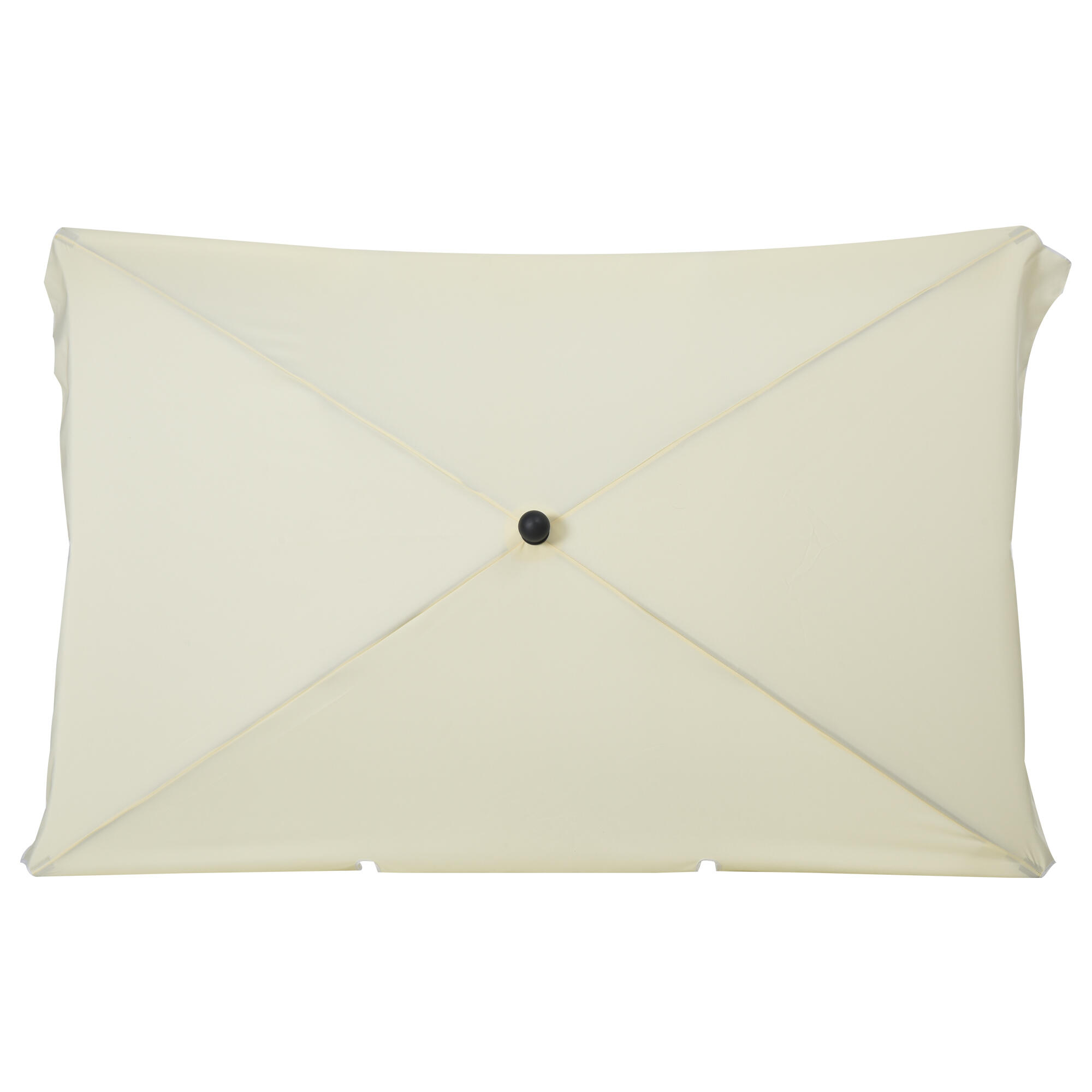 Sombrilla Outsunny 198x130x245 cm Beige 4/8
