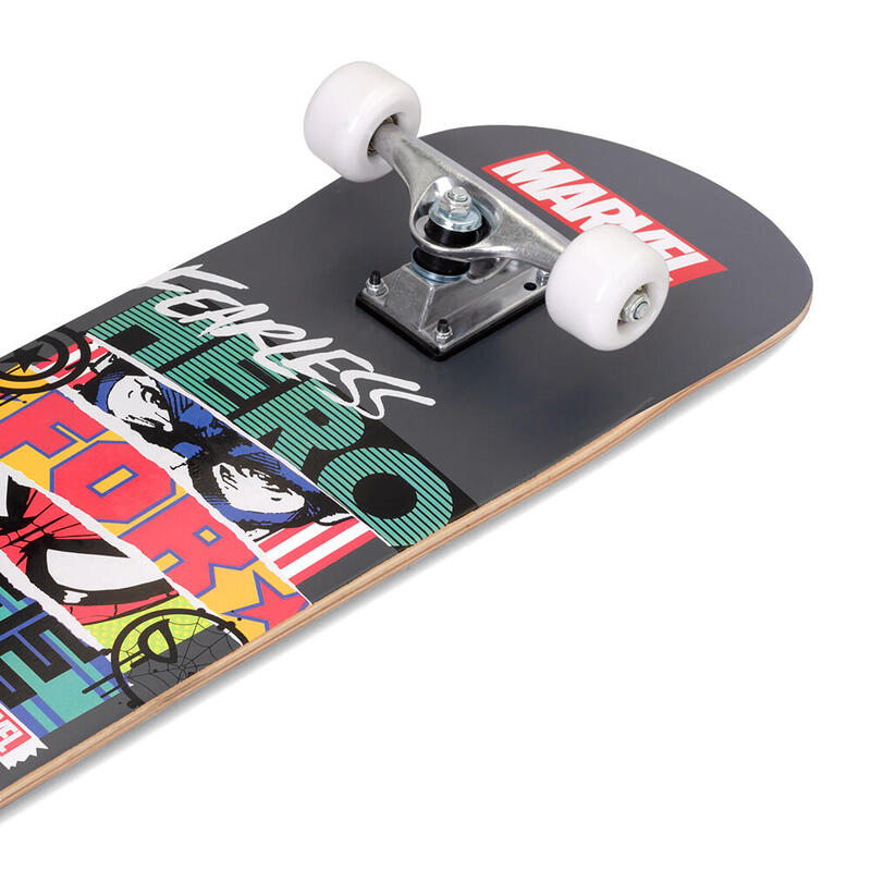 Skateboard en bois 31" pour enfants - Marvel