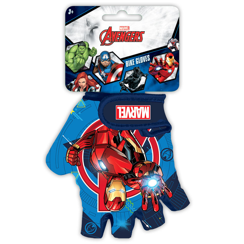 Cycling gloves fingerless Avengers design for children