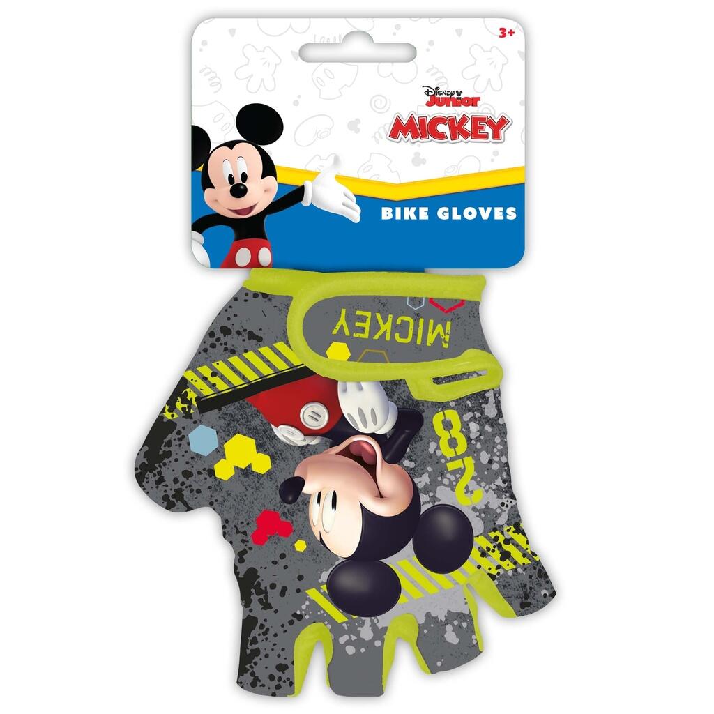 Cycling gloves fingerless Mickey Mouse design for children