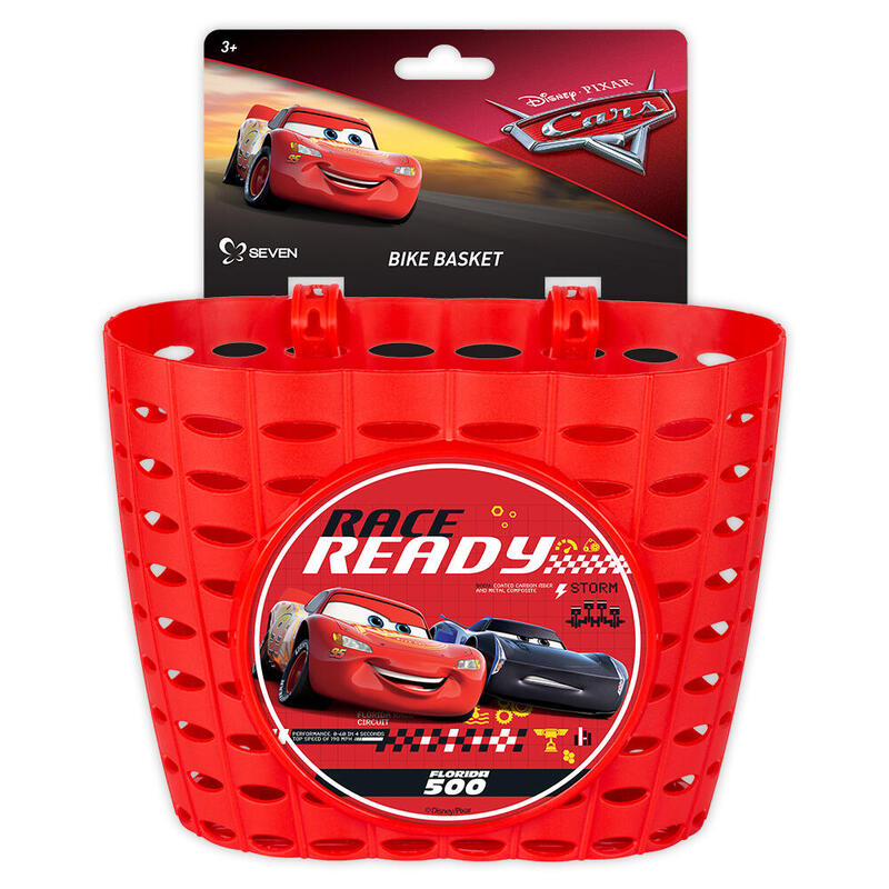 PANIER À VÉLO CARS 3 GARÇON